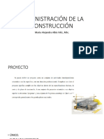 Administración de La Construcción Clase 1 PDF