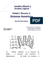 Sistemas numéricos binarios, octales y hexadecimales
