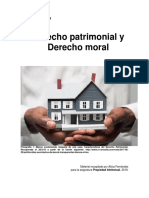 Unidad 1. Recurso 3. Texto. Derecho Patrimonial y Derecho Moral