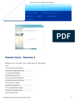 Active and Passive Voice - English Exercise - English4u
