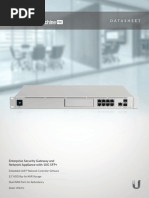 DataSheet Enterprise Security Gateway and Network Appliance With 10G SFP+ Ubiquiti UniFi Dream Machine PRO UDM-PRO PDF