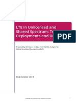 LTE in Unlicensed and Shared Spectrum: Trials, Deployments and Devices