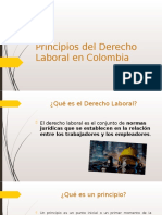 Principios Del Derecho Laboral en Colombia
