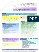 Nonlinear Seismic Analysis of Structures: Short Course On