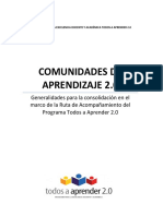 Anexo 24 - Documento Comunidades de Aprendizaje PDF