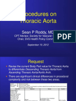 Procedures On Thoracic Aorta: Sean P Roddy, MD