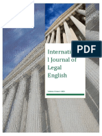 English For Academic Legal Purposes Text