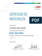 Baterías - Básico Módulo I - Certificado