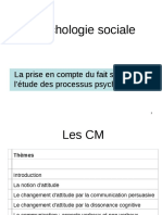 Psychologie Sociale: La Prise en Compte Du Fait Social Dans L'étude Des Processus Psychologiques