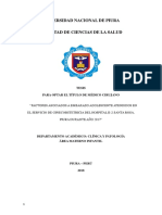 Tesis de La Universidad Nacional de Piura - Factores Asociados Al Embarazo Adolescente PDF