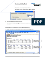 Sensitivity Analysis in Excel