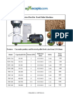 PELETIZADORAS Flat Die Pellet Machine ELECTRIC PDF