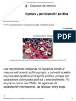 Movimientos Indigenas y Participacion Politica - Ollantay Itzamna