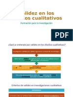 Sesión 15. Validez en Los Diseños Cualitativos