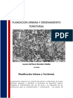Planeacion Urbana y Ordenamiento Territorial