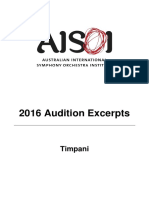 AISOI 2016 Timpani Excerpts