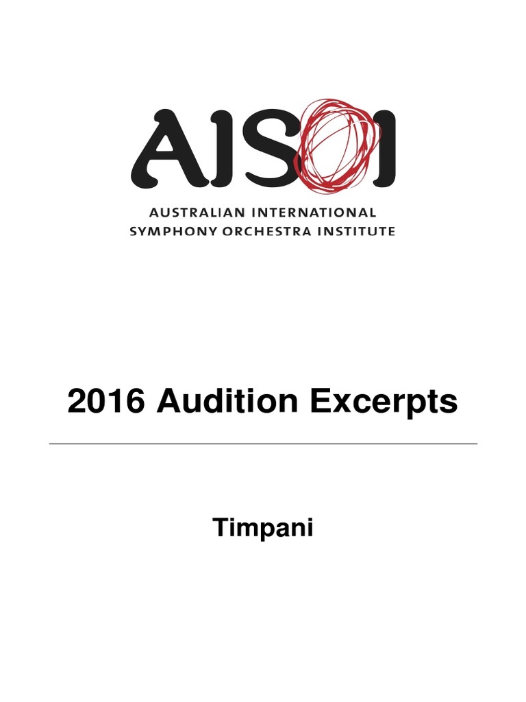 AISOI 2016 Timpani Excerpts PDF