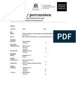 Timpani-Percussion Orchestral Excerpts