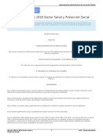 Decreto 780 de 2016 Sector Salud y Protección Social