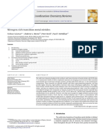 Nitrogen-Rich Transition Metal Nitrides: Coordination Chemistry Reviews