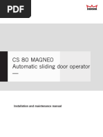 CS 80 Magneo Operator Instruction Manual PDF