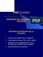 Sistemas de Gestión de La Calidad