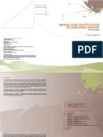 Manual para La Identificacion de Carnivo PDF