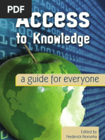 Download Access to Knowledge a Guide for Everyone by Mobius Dick SN45803470 doc pdf