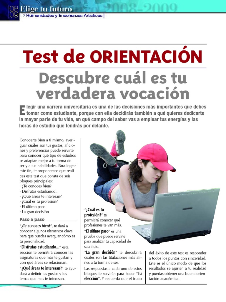 Test de Orientación Vocacional UBA | PDF