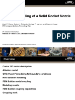 Ablation Modeling of A Solid Rocket Nozzle