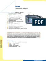 Dta-Bert Series: E1/Datacom Transmission Analyzer