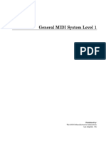 General MIDI System Level 1: Published By: The MIDI Manufacturers Association Los Angeles, CA