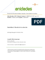 Dialnet BaudrillardFilosofiaDeLaSeduccion 7019015 PDF