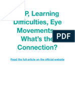 NLP Learning Difficulties Eye Movements PDF