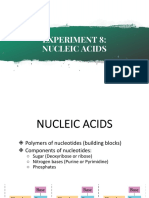 Experiment 8 Nucleic Acids PDF