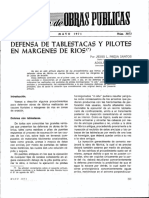 Defensa de Tablestacas y Pilotes en Margenes de Rios