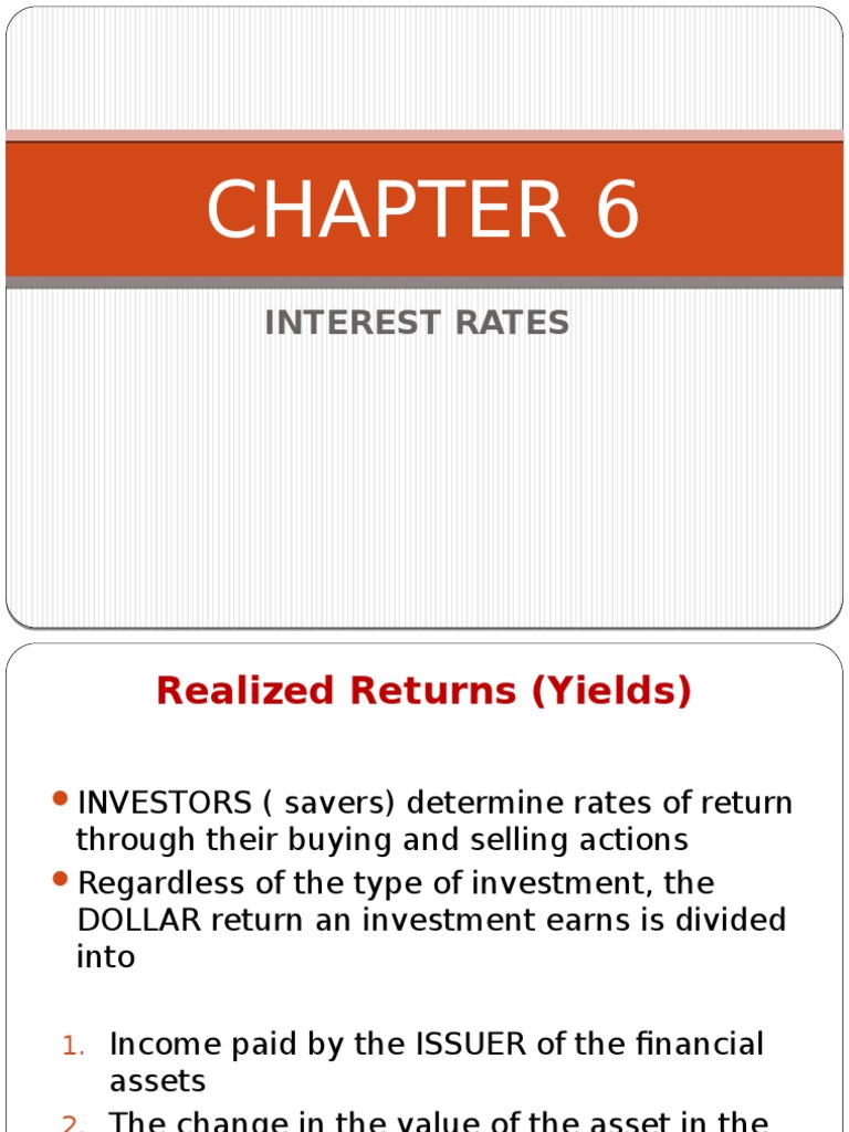 Understanding Interest Rates and Yields | PDF | Yield Curve | Interest
