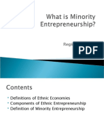 Regina Kachidza - What Is Minority Entrepreneurship?
