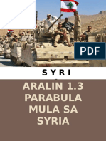 ARALIN 1.3 Parabula Mula Sa Syria