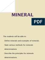 FST556 - Mineral Obe