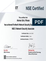 NSE 3 Network Security Associate Certification
