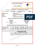 ALCOHOL ISOPROPILICO (Hoja de Seguridad) PDF