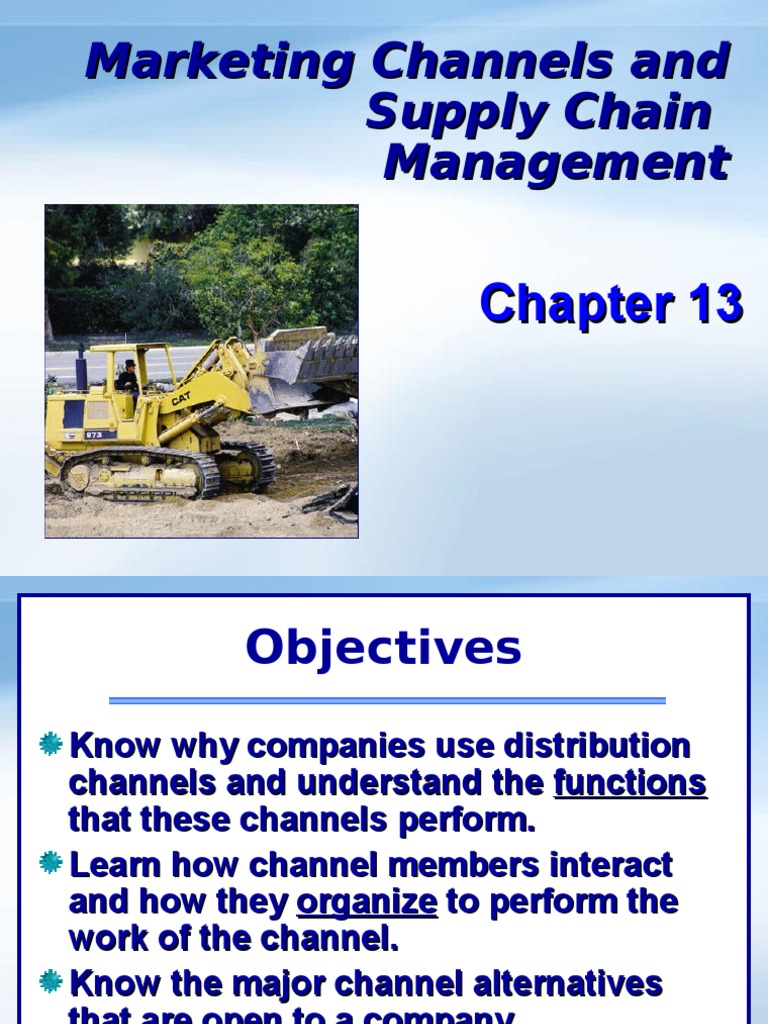 Marketing Channels and Supply Chain Management | PDF
