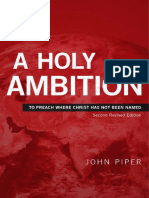 John Piper - A Holy Ambition PDF