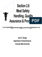 Section 2.6 Meat Safety: Handling, Quality Assurance & Processing