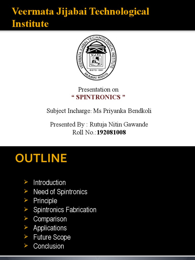 Spintronics: Future of Electronics | PDF | Force | Computer Engineering