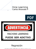 Machine Learning: Juan Carlos Alvarado P