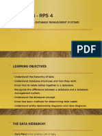 Chapter 6 - Rps 4: The Database and Database Management Systems