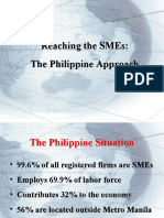 Reaching The Smes: The Philippine Approach