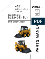 SL4640E SL5240E Skid Loader Parts Manual 917291D PDF